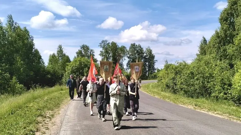 Крестный ход с Седмиезерной иконой длительностью в полтора месяца проходит по всей Марий Эл